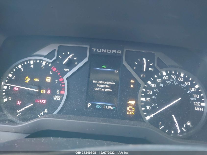 2023 TOYOTA TUNDRA CREWMAX SR/CREWMAX SR5 - 5TFLA5DB8PX066431