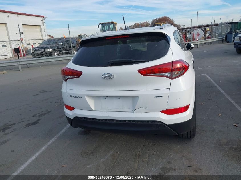 2016 HYUNDAI TUCSON LIMITED/SPORT AND ECO/SE - KM8J3CA43GU091374