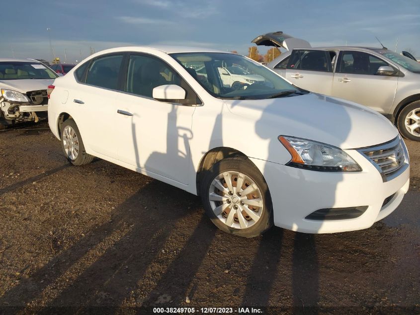 2015 NISSAN SENTRA S - 3N1AB7APXFY252147