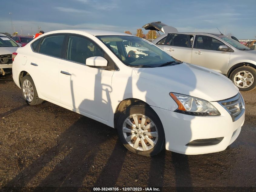 2015 NISSAN SENTRA S - 3N1AB7APXFY252147