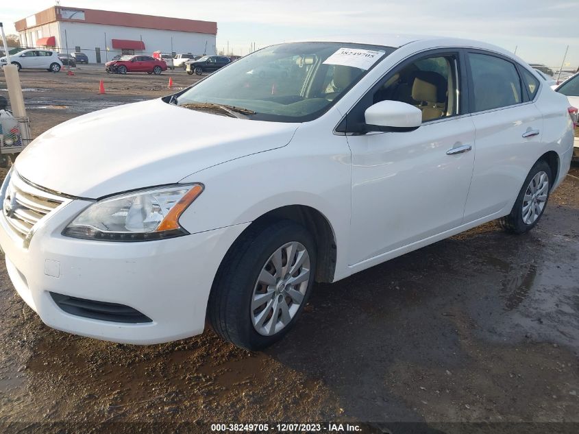 2015 NISSAN SENTRA S - 3N1AB7APXFY252147