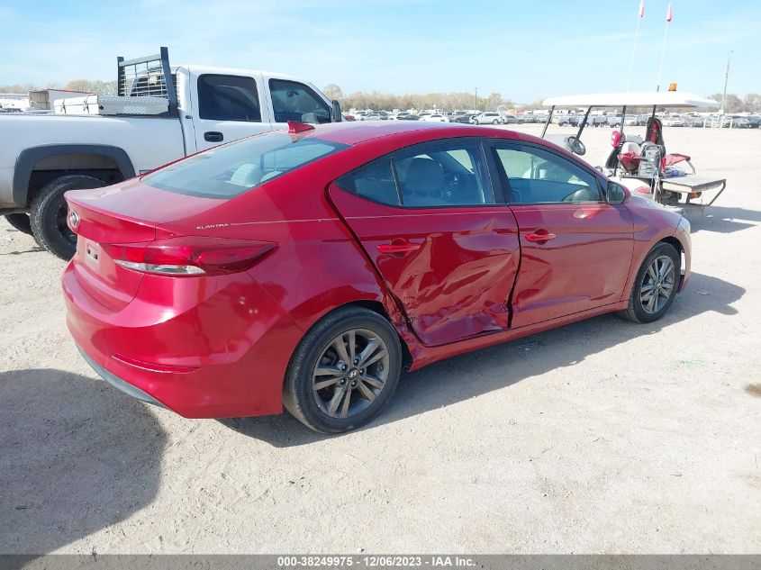 2018 HYUNDAI ELANTRA SEL/VALUE/LIMITED - 5NPD84LF2JH244660