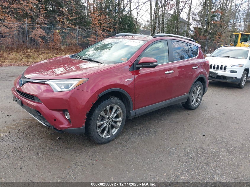 VIN JTMDJREV2JD253161 2018 TOYOTA RAV4 HYBRID LIMITED