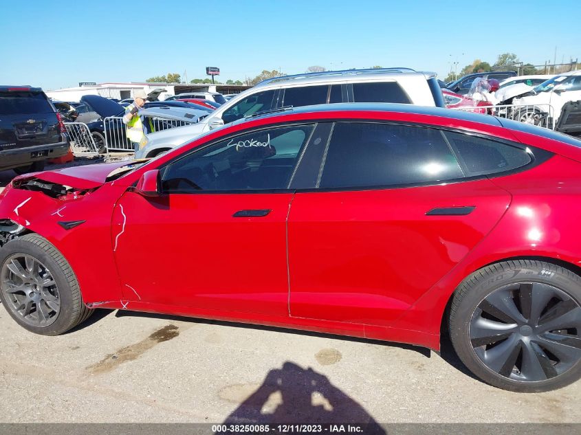 2022 TESLA MODEL S - 5YJSA1E52NF490935