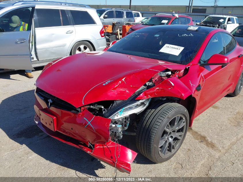 2022 TESLA MODEL S - 5YJSA1E52NF490935