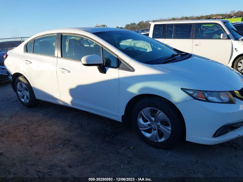 2014 HONDA CIVIC LX - 19XFB2F52EE035463