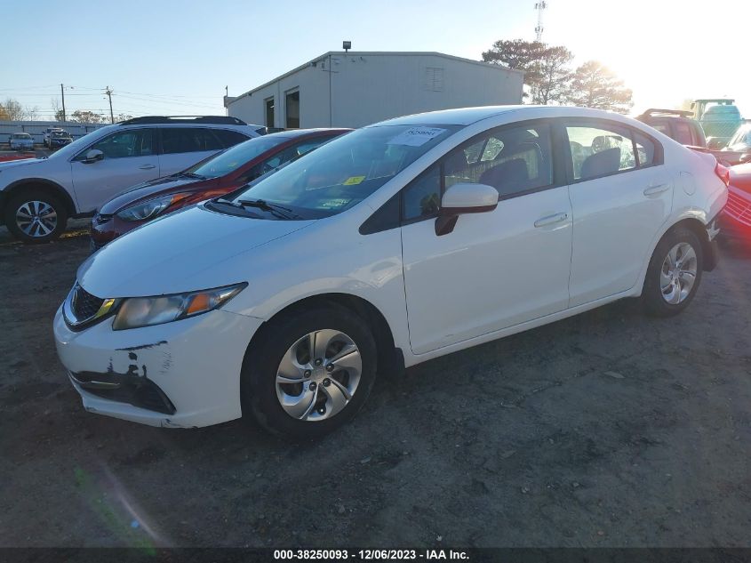 2014 HONDA CIVIC LX - 19XFB2F52EE035463