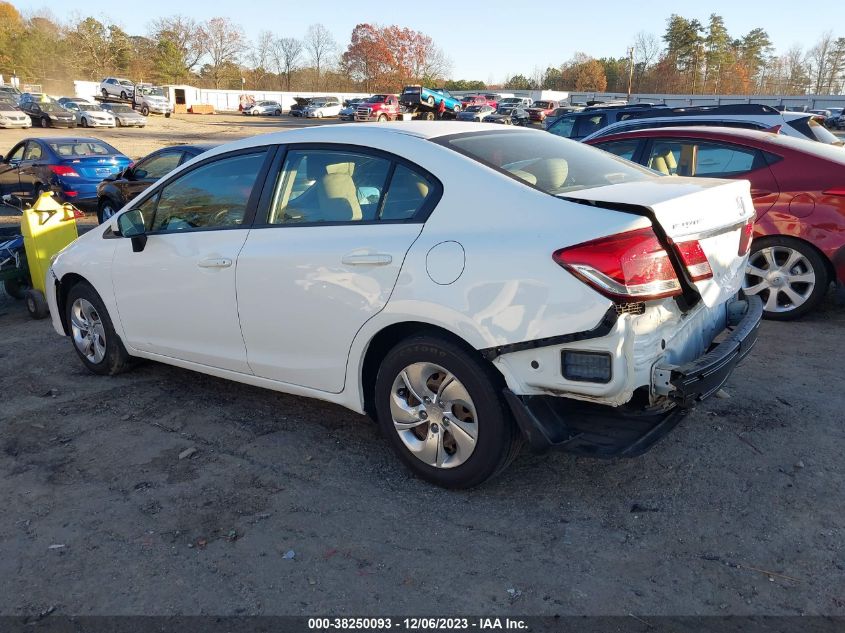 2014 HONDA CIVIC LX - 19XFB2F52EE035463