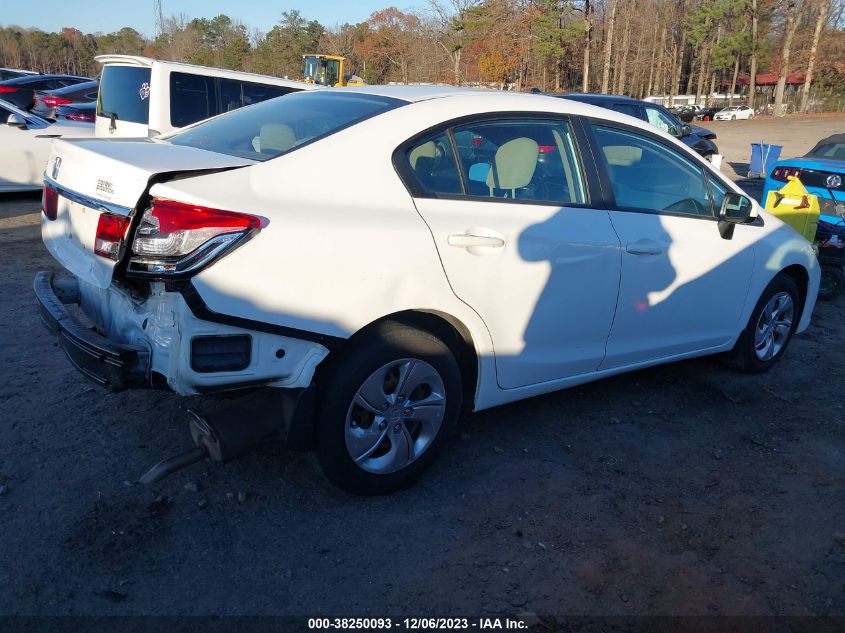 2014 HONDA CIVIC LX - 19XFB2F52EE035463