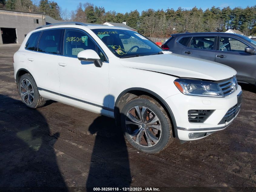 WVGRF7BP0HD000086 VOLKSWAGEN TOUAREG V6 WOLFSBURG EDITION 2017