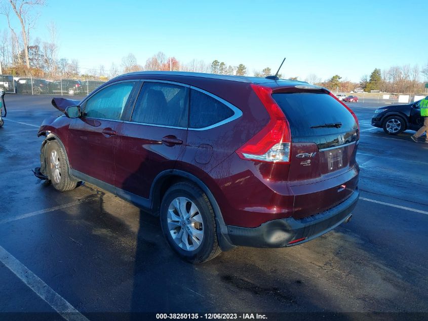 2013 HONDA CR-V EXL - 5J6RM4H76DL036889