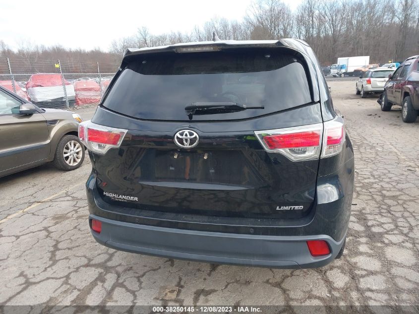 2015 TOYOTA HIGHLANDER LIMITED/LTD PLATINUM - 5TDYKRFH2FS068210