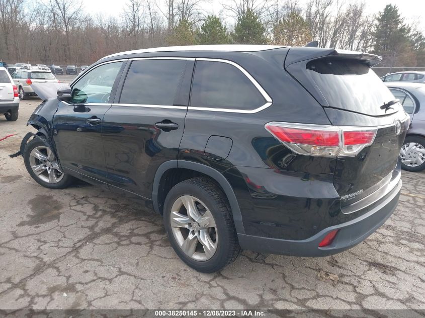2015 TOYOTA HIGHLANDER LIMITED/LTD PLATINUM - 5TDYKRFH2FS068210