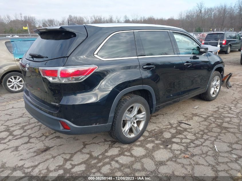 2015 TOYOTA HIGHLANDER LIMITED/LTD PLATINUM - 5TDYKRFH2FS068210