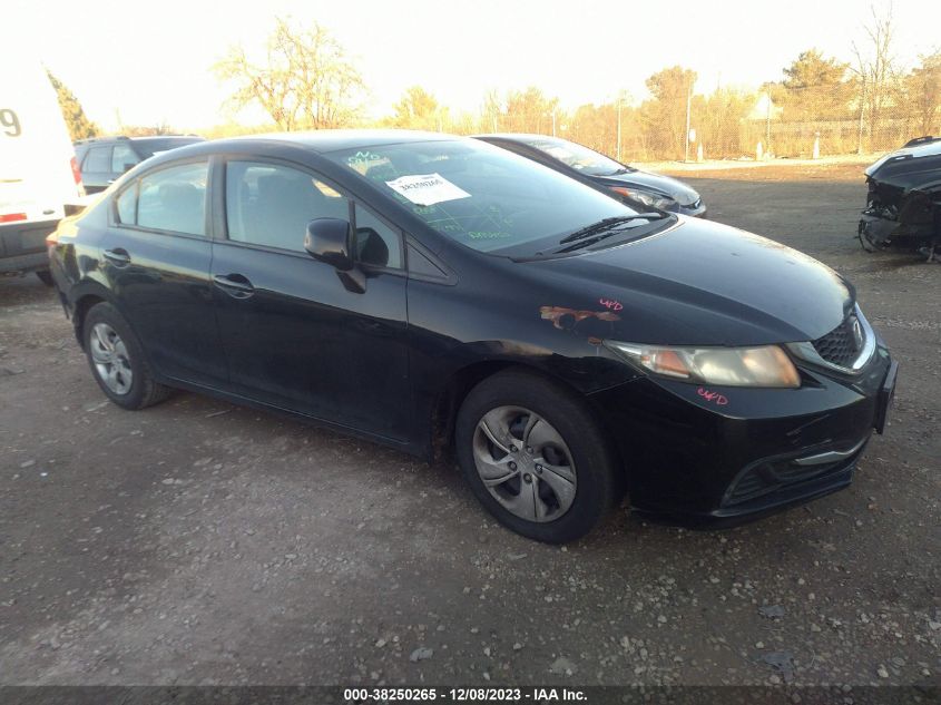 2013 HONDA CIVIC LX - 19XFB2F56DE022584