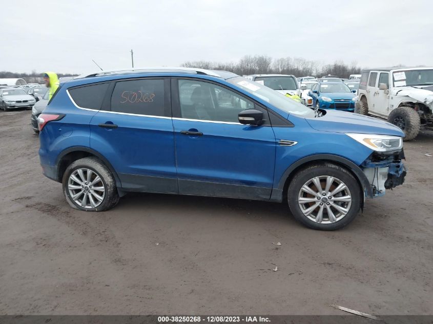 2017 FORD ESCAPE TITANIUM - 1FMCU9JD3HUC38187