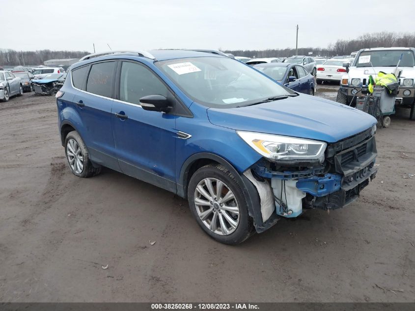 2017 FORD ESCAPE TITANIUM - 1FMCU9JD3HUC38187