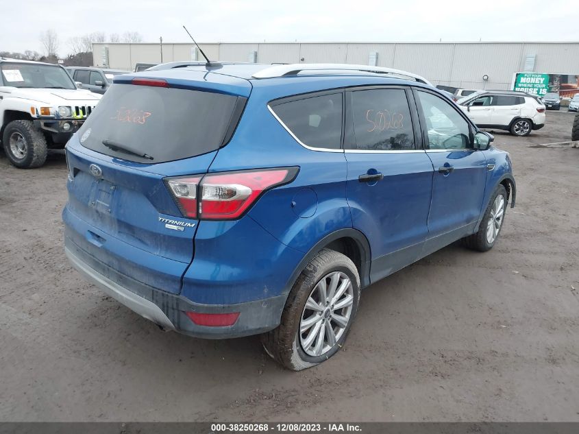 2017 FORD ESCAPE TITANIUM - 1FMCU9JD3HUC38187