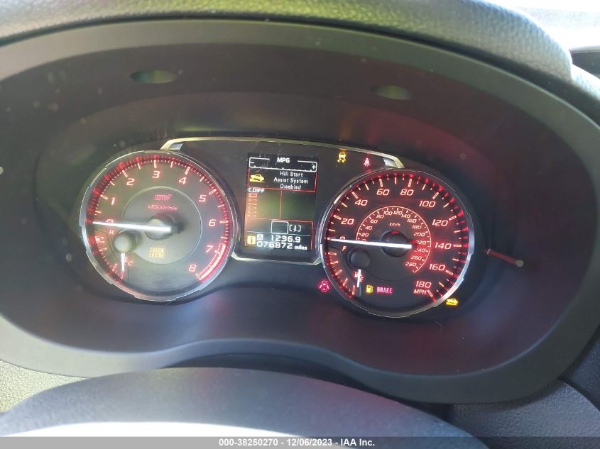 2017 SUBARU WRX STI STI - JF1VA2M60H9805944