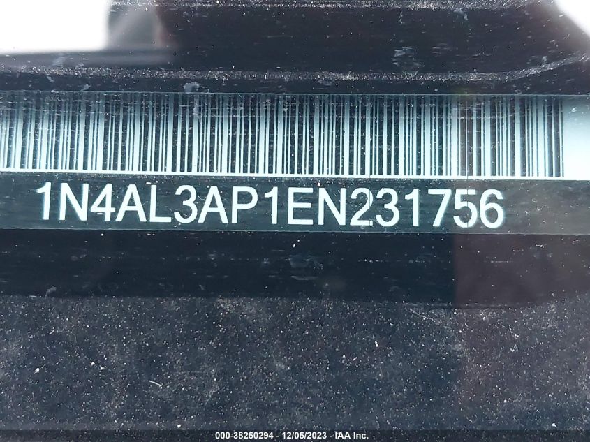 2014 NISSAN ALTIMA 2.5 SL - 1N4AL3AP1EN231756
