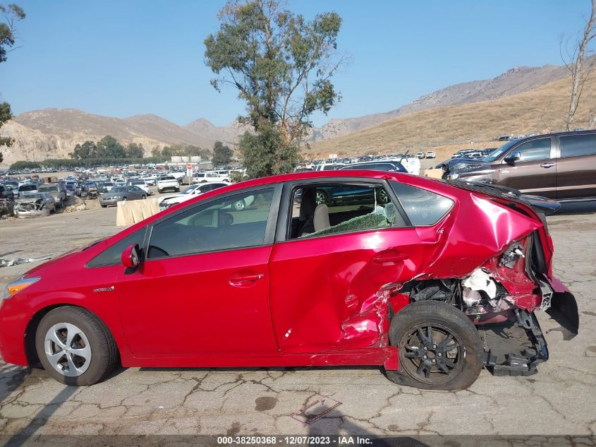 2015 TOYOTA PRIUS - JTDKN3DU6F0472995