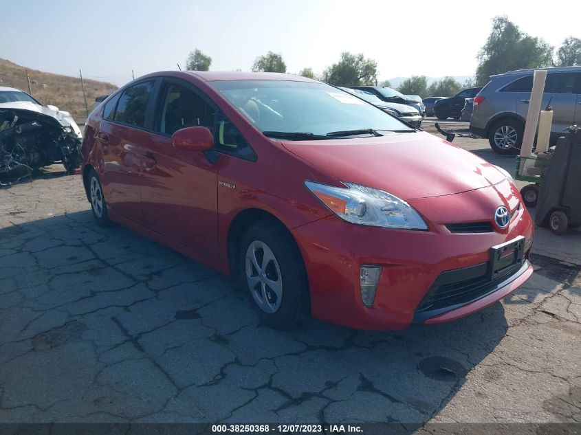 2015 TOYOTA PRIUS - JTDKN3DU6F0472995