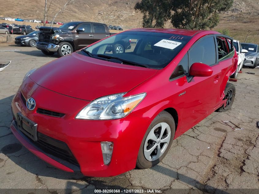 2015 TOYOTA PRIUS - JTDKN3DU6F0472995
