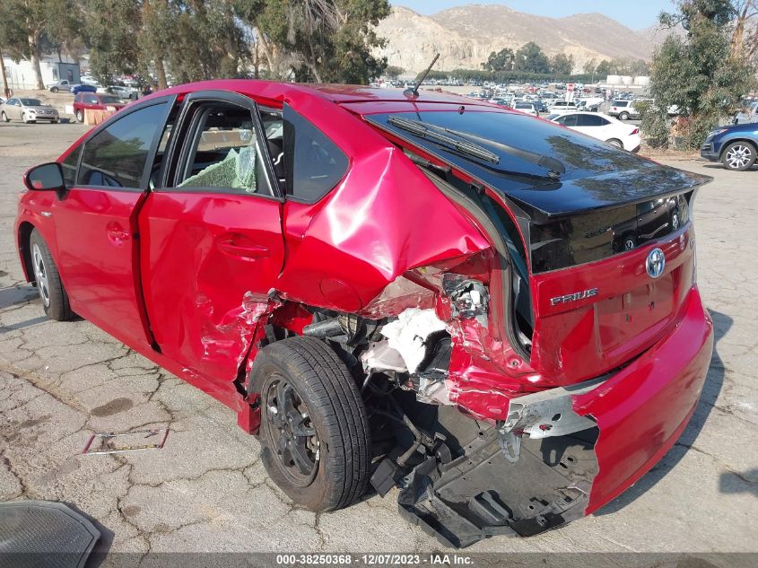 2015 TOYOTA PRIUS - JTDKN3DU6F0472995