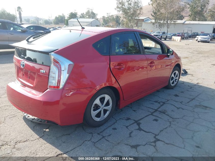2015 TOYOTA PRIUS - JTDKN3DU6F0472995