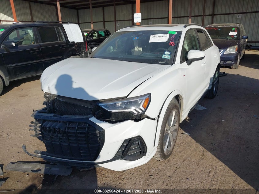 VIN WA1EECF36M1120843 2021 AUDI Q3 PREMIUM PLUS S LINE 45