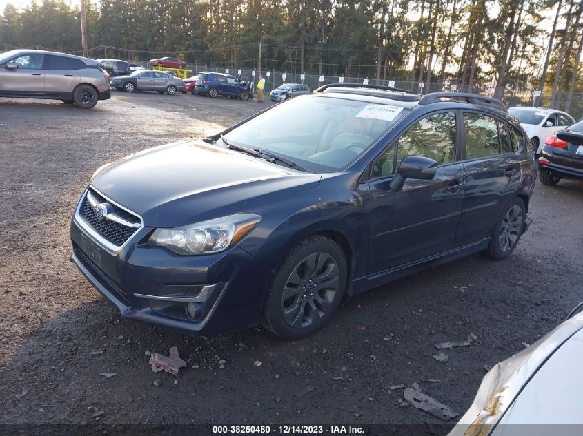 2015 SUBARU IMPREZA 2.0I SPORT LIMITED - JF1GPAZ61FH313033