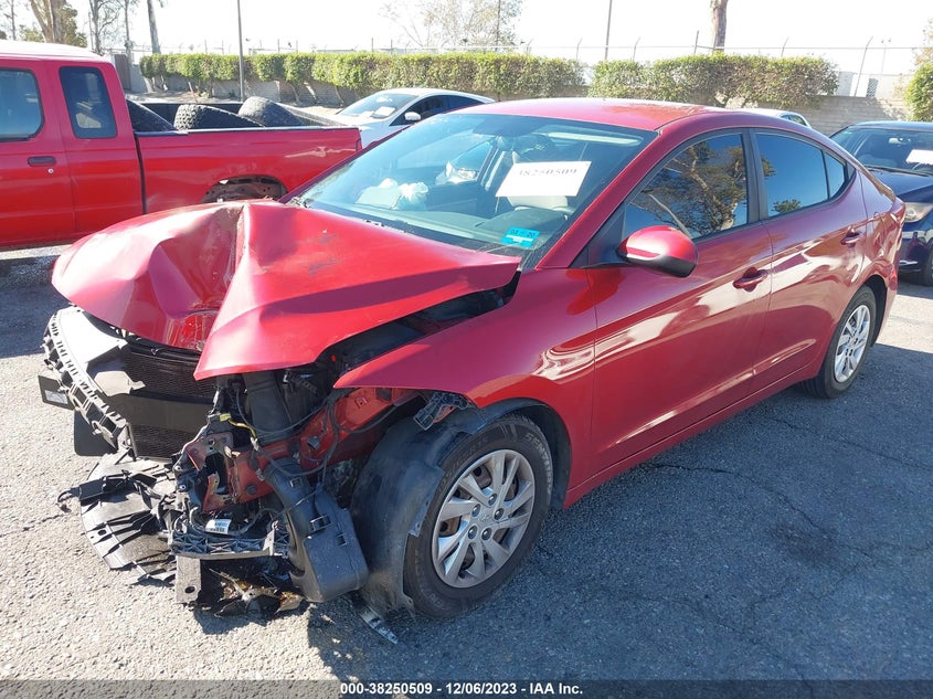 VIN 5NPD74LFXHH190019 2017 HYUNDAI ELANTRA SE