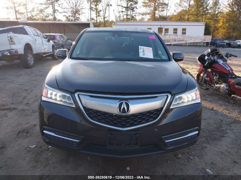 2015 ACURA MDX TECHNOLOGY - 5FRYD4H6XFB003133