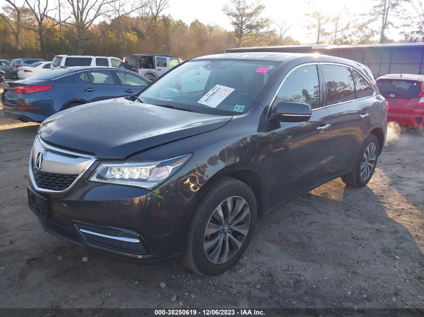 2015 ACURA MDX TECHNOLOGY - 5FRYD4H6XFB003133