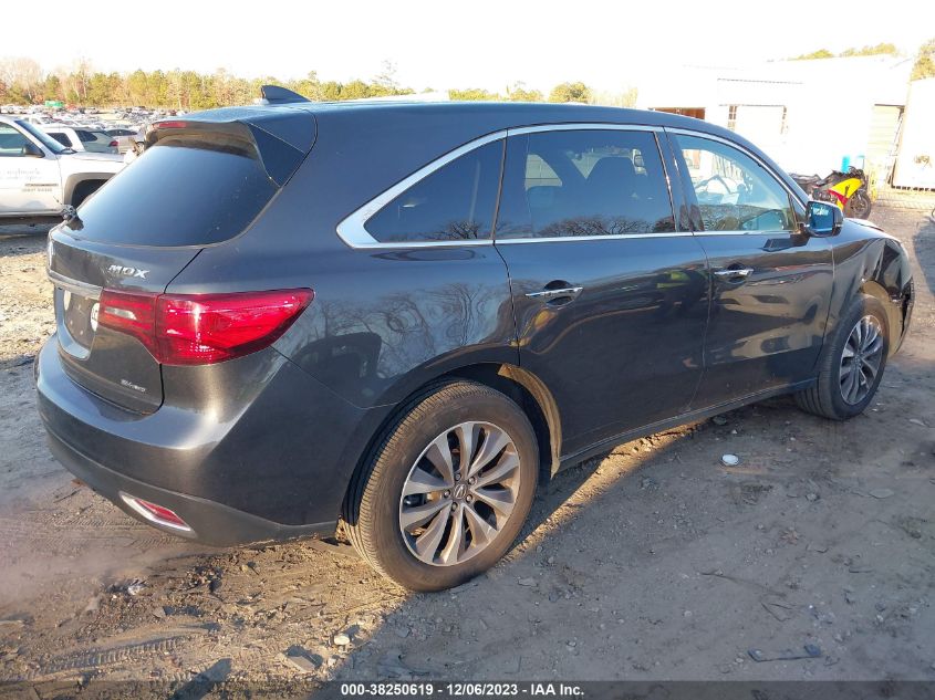 2015 ACURA MDX TECHNOLOGY - 5FRYD4H6XFB003133
