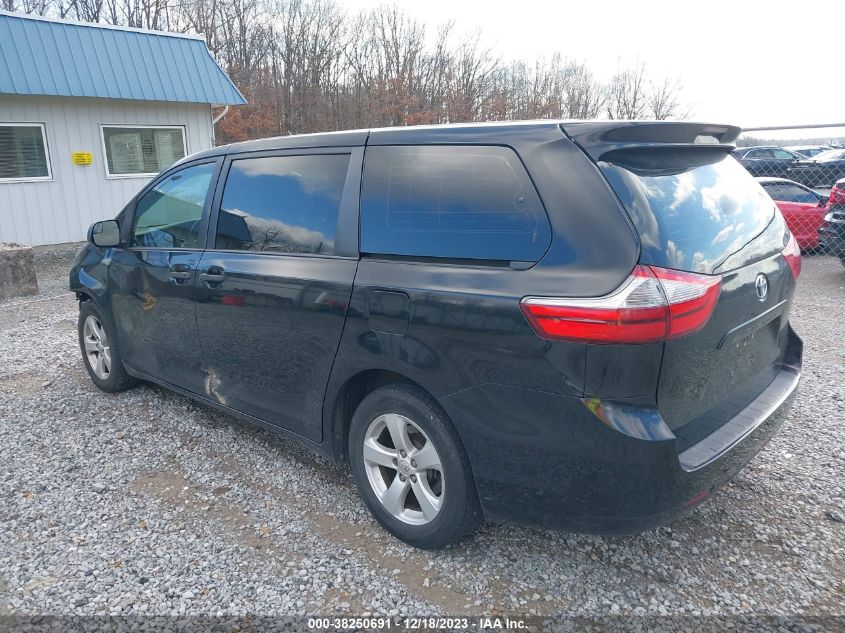 2015 TOYOTA SIENNA L 7 PASSENGER - 5TDZK3DC4FS539475