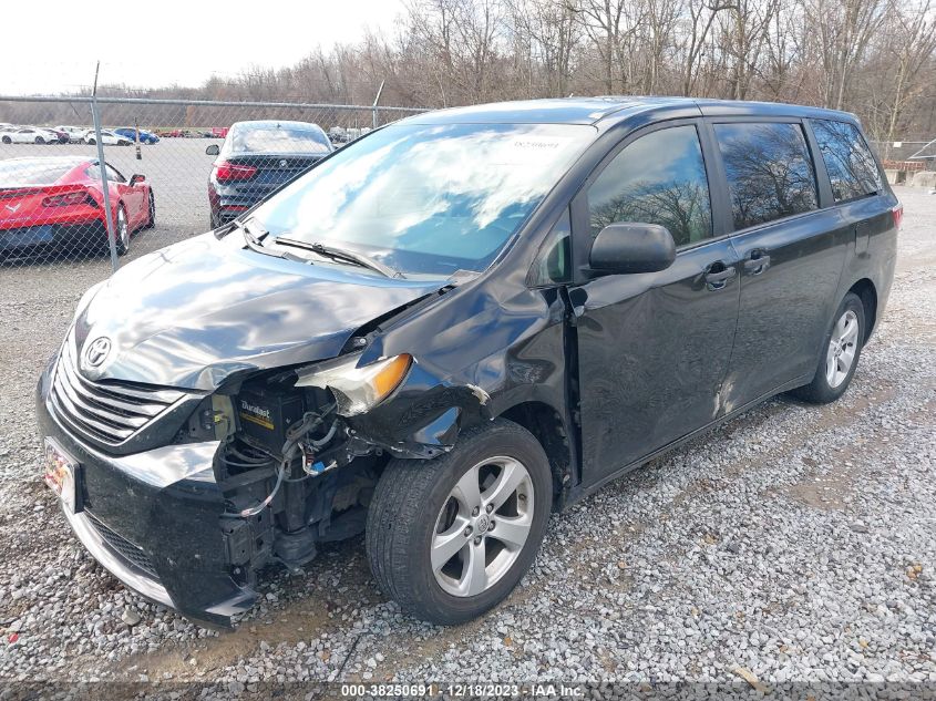2015 TOYOTA SIENNA L 7 PASSENGER - 5TDZK3DC4FS539475
