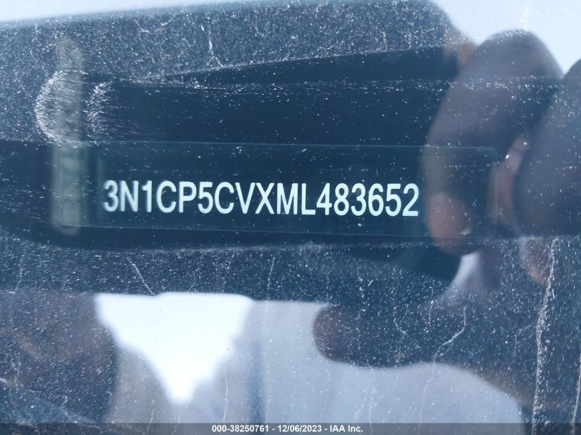2021 NISSAN KICKS SV - 3N1CP5CVXML483652