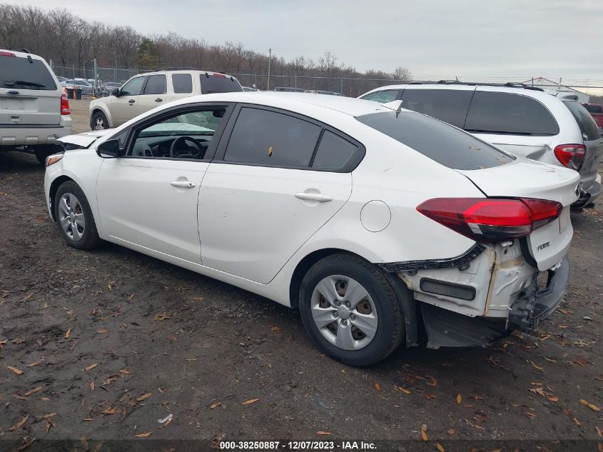 3KPFK4A76HE082567 | 2017 KIA FORTE