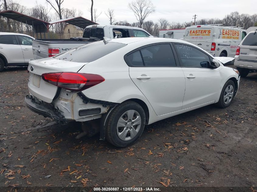 3KPFK4A76HE082567 | 2017 KIA FORTE