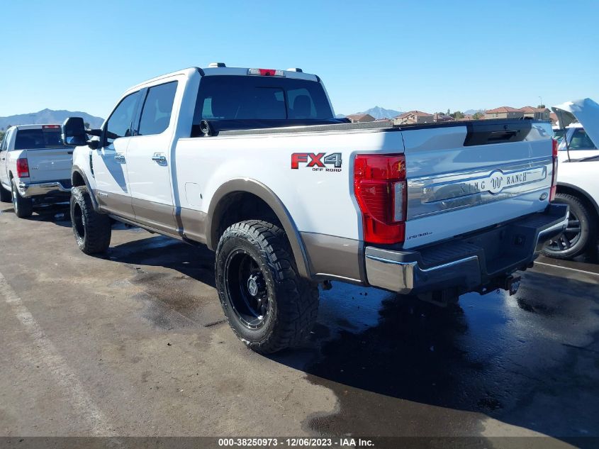 2022 FORD F-250 KING RANCH - 1FT7W2BT3NEC05600
