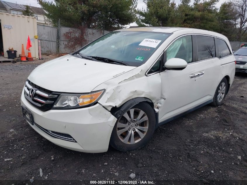 5FNRL5H65EB002386 2014 HONDA ODYSSEY, photo no. 2