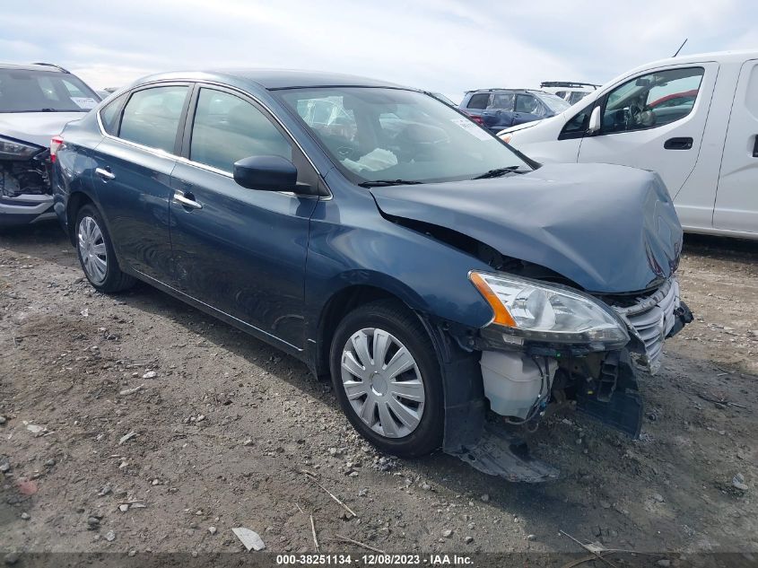 Lot #2550792573 2014 NISSAN SENTRA FE+ S/FE+ SV/S/SL/SR/SV salvage car