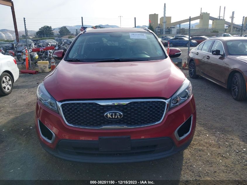 2018 KIA SORENTO 2.4L LX - 5XYPG4A32JG343043