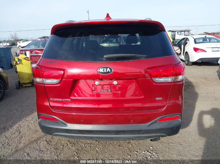 2018 KIA SORENTO 2.4L LX - 5XYPG4A32JG343043