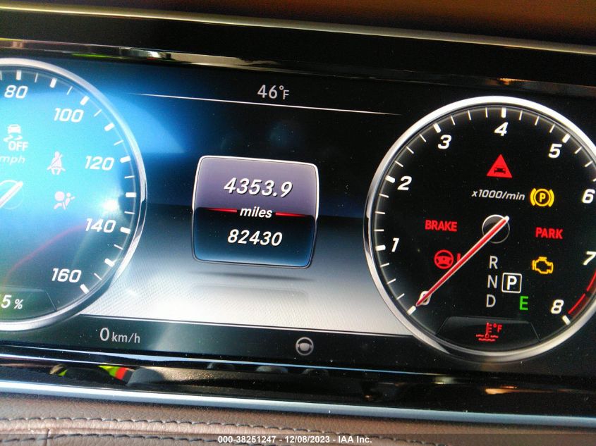 2017 MERCEDES-BENZ S 550 4MATIC WDDUG8FB6HA309021