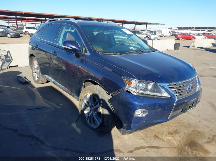 VIN 2T2BC1BA1FC001891 2015 LEXUS RX 450H no.1