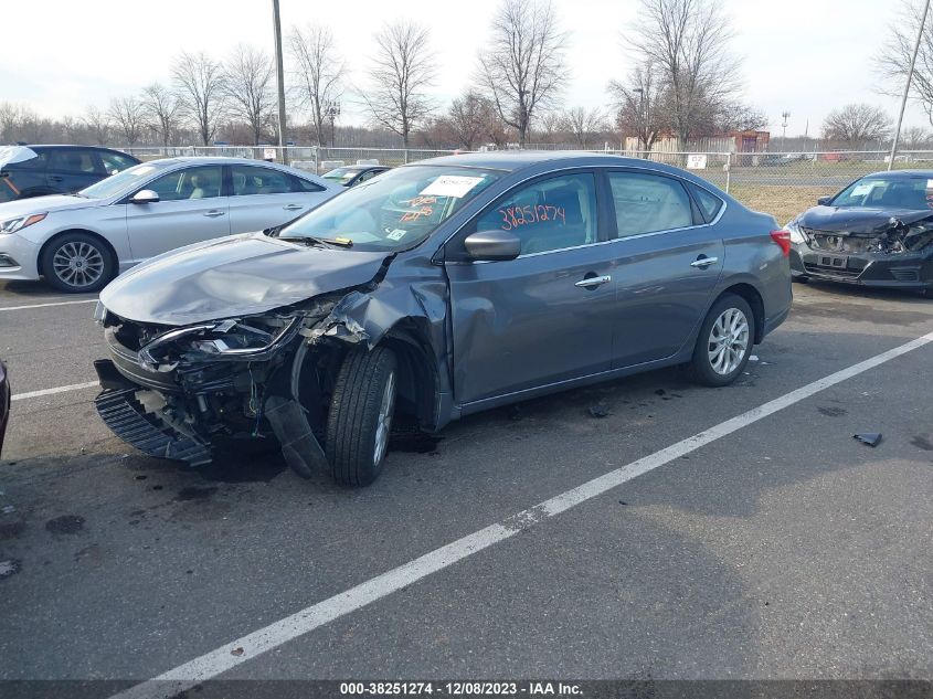 VIN 3N1AB7AP6KY273264 2019 NISSAN SENTRA SV