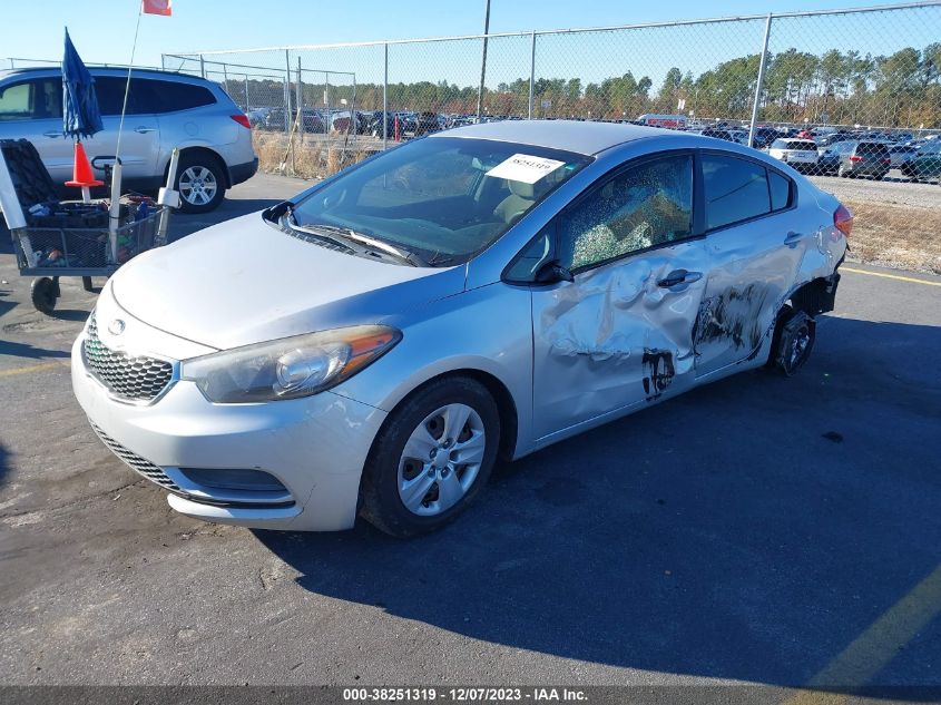 2015 KIA FORTE LX - KNAFX4A69F5370520