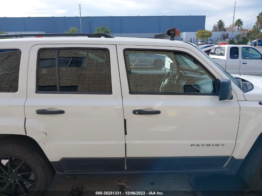 2015 JEEP PATRIOT SPORT - 1C4NJPBB1FD341287